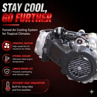 Motor de Motocicleta Completo Horizontal GY6-150CC de 4 Tiempos Refrigerado por Aire, Kit de Motor de Motocicleta Automático de Larga Duración con Marcha Atrás