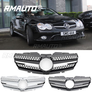 Parrilla Delantera para Auto RMAUTO, Parrillas Deportivas Cromadas para Mercedes Benz Clase SL R230 SL500 SL550 SL600 2003-2006, Kit de Estilización de Carrocería - Product Image 1