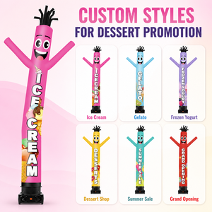 Tube publicitaire gonflable personnalisé avec souffleur Sky Dancer, idéal pour les cérémonies d'ouverture de magasins alimentaires et la publicité extérieure - Product Image 4