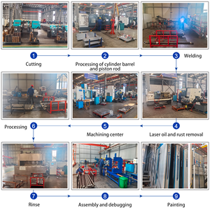 Cylindre <span class=keywords><strong>hydraulique</strong></span> à double effet rigide à commande <span class=keywords><strong>flexible</strong></span>, chromé, pour machines agricoles - Product Image 5