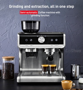 Nouvelle arrivée, machine à expresso professionnelle en métal, 15 bars, machine à expresso commerciale avec moulin à café pour la maison et l'hôtel - Product Image 4