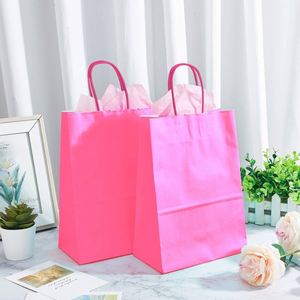 Medium Size Paper Gift Bags with Handles and <b>Tissue</b> Paper Birthday <b>Wedding</b> Party Presents Bags Tear Resistant Paper Bags - Product Image 5