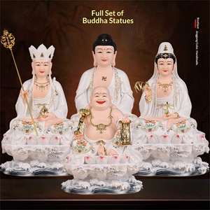 Statue sculptée de Guanyin Bodhisattva, <span class=keywords><strong>Bouddha</strong></span> Maitreya, Ksitigarbha, Roi Saha, Ornement de culte domestique, <span class=keywords><strong>Bouddha</strong></span> Sakyamuni de la Salle Complète - Product Image 2