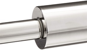 Lớn thép không gỉ cán chân nướng kết cấu kim loại xử lý fondant Pie lớp vỏ Cookie Pastry Pasta bánh pizza bột cán <span class=keywords><strong>Pin</strong></span> - Product Image 4