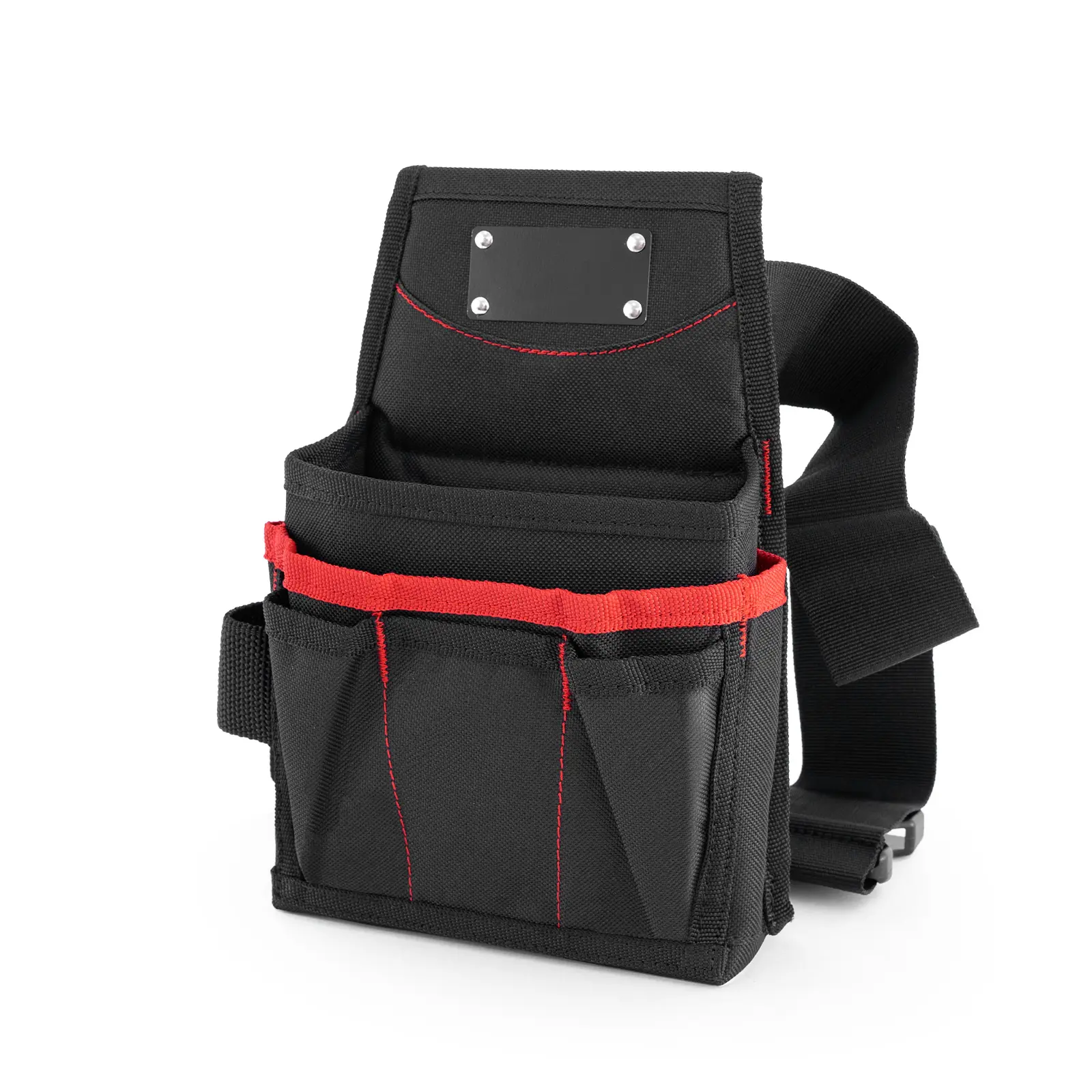 กระเป๋าเครื่องมือ7mo แบบหลายช่องถุงผ้าอ๊อกซ์ฟอร์ดพร้อมเข็มขัดปรับได้สำหรับห่อเครื่องมือไวนิลในรถยนต์