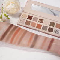 OEM & ODM – palette d'ombres à paupières personnalisée, marque privée, étanche, nude, mat, paillettes, maquillage, base d'ombres à paupières végétaliennes