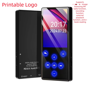 Reproductor MP3 con pantalla táctil de 2,4 pulgadas, reproductor de música portátil inalámbrico BT 5,0, compatible con tarjeta TF de 64GB para estudiantes, deportes y gimnasio - Product Image 1