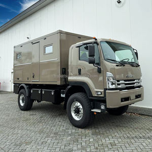 Carcasas Personalizables de 15 pies para Camionetas Autocaravanas de FRP con Gran Ángulo de Despegue para Camiones de Expedición Todoterreno DIY - Product Image 1