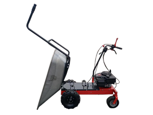 Hot saling – mini-<span class=keywords><strong>brouette</strong></span> à essence, benne de jardin, benne à chenilles, batterie électrique, roues - Product Image 2