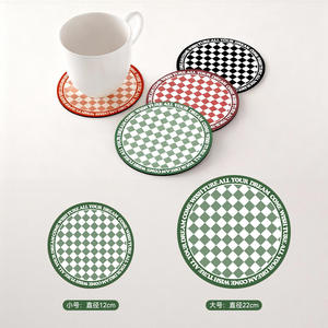 Sous-verre rond en boue de diatomée, sélection premium, motif dessin animé, 12x12cm, résistant à la chaleur, pour la maison, pour café, thé, bols et couverts - Product Image 4