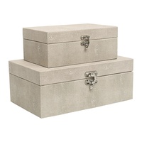 Boîte décorative en similicuir vegan avec fermoir doré poli, boîte de rangement en cuir pour télécommandes, bijoux et articles de toilette
