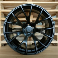 Rines de Aleación Negros Personalizados 5x112 5x120 5x114.3 de 18 19 20 21 22 Pulgadas para Autos, Rines Forjados para Dodge Durango SRT Hellcat