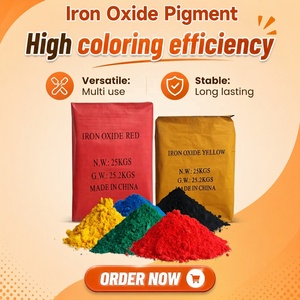 Poudre de pigment d'oxyde de fer inorganique XuAng (Fe2O3) pour peinture époxy pour sols, briques perméables/parpaings - <span class=keywords><strong>Couleurs</strong></span> rouge/bleu/jaune - Product Image 1