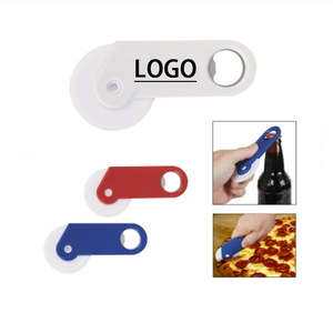 Plastic Pizza Cutter Roller Stainless Steel Bottle Opener Multi Function Manual Opener 13.3*6CM Rectangle Shape - Product Image 1
