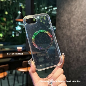 Frontière commerce extérieur luxe pour Apple 16e étui de téléphone portable nouvelle poignée de protection transparente à paillettes 16e imprimé léopard - Product Image 6