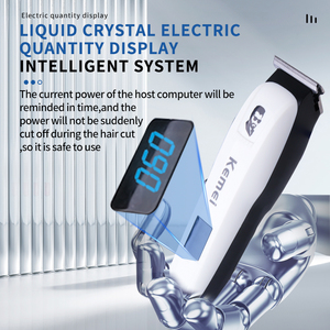 Cortadora <span class=keywords><strong>de</strong></span> Pelo Inalámbrica con Pantalla LED Eléctrica Km-Pg232, Máquina Profesional Recargable <span class=keywords><strong>para</strong></span> <span class=keywords><strong>Cortar</strong></span> el <span class=keywords><strong>Cabello</strong></span> <span class=keywords><strong>para</strong></span> Hombres, <span class=keywords><strong>Mejor</strong></span> Recortadora Inalámbrica - Product Image 3