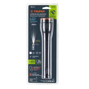Truper LIRA-650 ricaricabile in alluminio torcia a LED 650 lm - Product Image 1