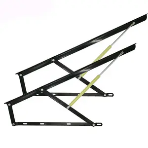 4ft Pneumatic Bed Lift Mechanism Frame Box Bed Sofa Storage Lift Up Lifter Hardware Gas Spring