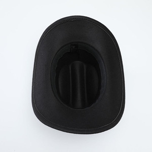 Sombrero Fedora Occidental Clásico Unisex Personalizado al por Mayor con Patrón Étnico, Decoración de Cinturón con Estampado de Cabeza de Toro, Gorra de Vaquero Retro - Product Image 4
