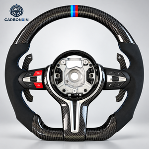 Volant personnalisé pour BMW E92 F30 F10 E60 F31 F82 E61 E90 E39 E91 E70 F22 E53 F80 F48 F01 F32 F36 F07 F93 E87 en fibre de carbone - Product Image 2
