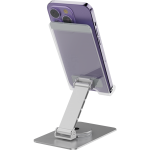 Oem Hợp kim nhôm Acrylic điện thoại di động chủ 360 xoay cơ sở góc điện thoại đứng có thể điều chỉnh có thể gập lại điện thoại máy tính để bàn đứng - Product Image 1