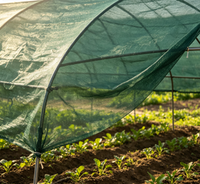 Rouleau de filet pare-soleil vert en maille pour serre agricole, couverture d'ombrage pour plantes, rouleaux de tissu pare-soleil
