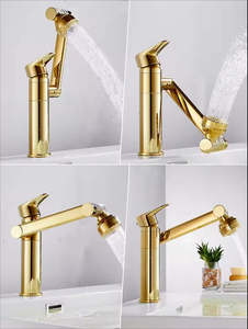 <span class=keywords><strong>Rubinetto</strong></span> Moderno per Lavabo con Braccio Articolato a <span class=keywords><strong>1080</strong></span> <span class=keywords><strong>Gradi</strong></span>, Miscelatore Acqua Calda e Fredda - Product Image 3