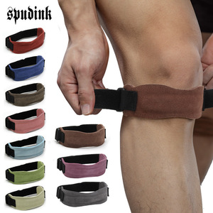 Fascia per <span class=keywords><strong>Rotula</strong></span> in Neoprene e Pelle Bovina di <span class=keywords><strong>Alta</strong></span> Qualità, Spessore 2CM, Protezione Professionale per Ginocchio, Traspirante, Unisex, per Protezione del Menisco - Product Image 1