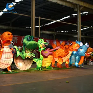 Chinesische neue jahr laterne festival cartoon dinosaurier Beleuchtung Tier Laterne