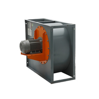 Ventilateurs centrifuges à pales courbées vers l'arrière en acier au carbone haute pression pour l'extraction des fumées de cuisine et la ventilation autonome