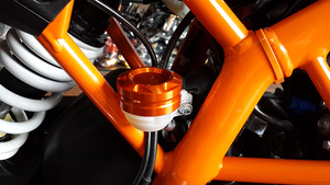 RACEPRO couvercle de réservoir de liquide de frein arrière de moto pour <span class=keywords><strong>KTM</strong></span> 125 200 390 Duke <span class=keywords><strong>RC125</strong></span> RC200 RC390 - Product Image 3
