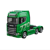 Nouvelle voiture télécommandée Huina 1501/1502 19CH Scania770S avec remorque, modèle en alliage métallique à l'échelle 1/18, son et lumière