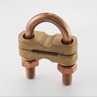 Collier de serrage en U UC308 de qualité supérieure en laiton pour connexion de poteau de terre, prix usine, gamme de câbles 50-120 mm²