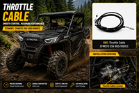 Câble d'accélérateur de haute qualité 7000-105020-10000 pour CFMOTO UFORCE 800 1000 SSV