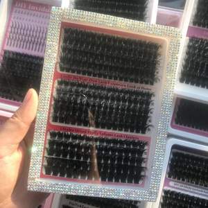 Extensions de <span class=keywords><strong>cils</strong></span> en <span class=keywords><strong>volume</strong></span>, faux <span class=keywords><strong>cils</strong></span>, logo privé, Blooming Lash Beauty Supplies, plateaux de <span class=keywords><strong>cils</strong></span> en <span class=keywords><strong>volume</strong></span>, noir mat naturel, faciles à éventailer - Product Image 5