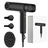 Sèche-cheveux ionique haute performance 110000 tr/min, économie d'énergie, 1600W, moteur sans balais, faible bruit, pour hôtel et salon