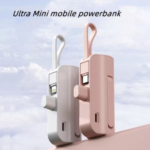 Capsule Fast Charging Portable Mini 5000mAh Chargers for Gift Type-c <strong>Interface</strong> Stand Power Banks - Product Image 4