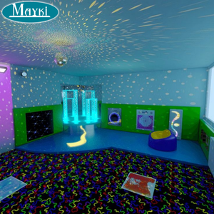 Otizm terapi araçları fiber optik duyusal işık kiti duyusal oda tasarımı LED su kabarcık borusu çocuklar ve engelli için - Product Image 6