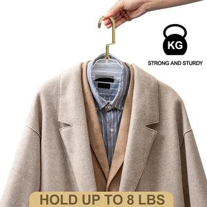 Custom logo Luxury Jeans Pants Fur Clothing Hangers Clips Garment Black Rose Gold Silver Gold <b>Plastic</b> Hangers for Clothes Store - Product Image 4
