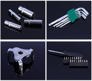 Phong cách mới <span class=keywords><strong>121</strong></span> miếng tuốc nơ vít Công cụ phần cứng dụng cụ cầm tay thiết lập tự động sửa chữa Ổ cắm cờ lê Bộ - Product Image 3