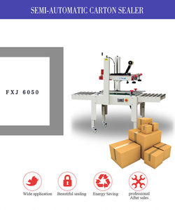 FXJ6050 Semi Automatic Adhesive <b>Tape</b> Carton case Box Sealing Packing <b>Machine</b> Sealer <b>Tape</b> Sealer case Box Carton Sealing <b>Machine</b> - Product Image 3