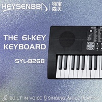 61 Key Electronic Piano Keyboard Musical Instrument Toys for Kids with Multi Function Music Learning Educational Gift