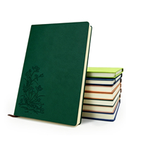 Cuaderno de Tapa Dura A5 de Alta Calidad, Personalizado con Logotipo, Libreta de Notas de Cuero PU para Negocios