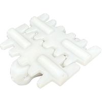 Bande transporteuse modulaire en plastique résistante à l'usure et à faible friction, de qualité alimentaire FDA, pour l'emballage industriel
