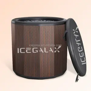 ICEGALAX Outdoor Ice Bath Tub Recovery Pod Water Therapy Pool Inflatable Portable Cold Plunge Ice Bath