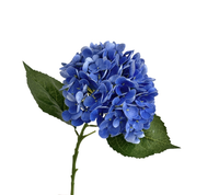 Arrangement floral de mariage éternel, fleurs artificielles réalistes au toucher réel, Hortensia rouge bordeaux, rose pâle, bleu, blanc, vert
