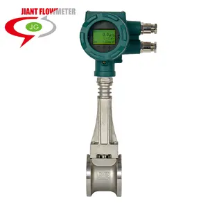 Intelligent vortex flowmeter Gas liquid steam oxygen nitrogen compressed air digital display flowmeter