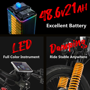 Bicicleta Eléctrica Todoterreno 2026, Precio de Fábrica, Fast Mountain Fatbike 1000w, Neumáticos Anchos, para Adultos, Motor Q3, Conduce en Cualquier Terreno - Product Image 1