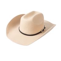 Chapeaux de cowboy en feutre rigide Shinehats 2024 avec large bord renforcé, ruban en gros-grain tonal et sombrero coloré