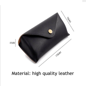 2022 New Arrival High Quality Soft PU Leather Pu Multipurpose <strong>Cosmetic</strong> <strong>Bag</strong> Wallet Sunglasses case - Product Image 3